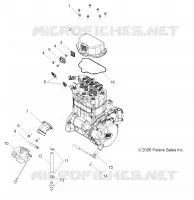 MOTEUR, SUPPORT CORPS DE PAPILLON