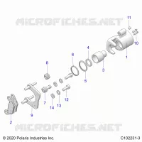 BRAKES, BRAKE ETRIER DE FREIN ARRIERE