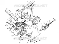 SUPPORT MOTEUR Sport 400L W958540 (4930133013A009)