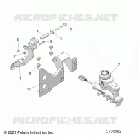 BRAKES, PEDAL AND MAITRE CYLINDRE