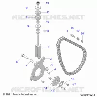 SYSTÃˆME DE TRANSMISSION, CHAIN TENSIONER AND SPROCKET