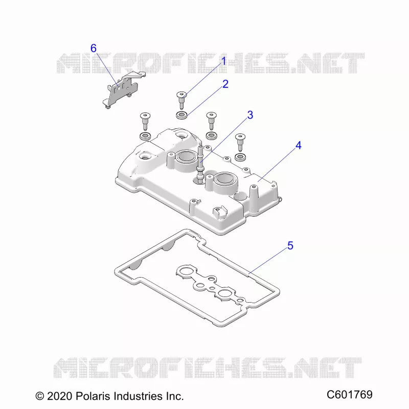 ENGINE, COUVERCLE SOUPAPE