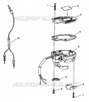 INSTRUMENTS-ACCELERATEUR ASM./CABLE TRAIL BOSS W938527 (4924072407016A)
