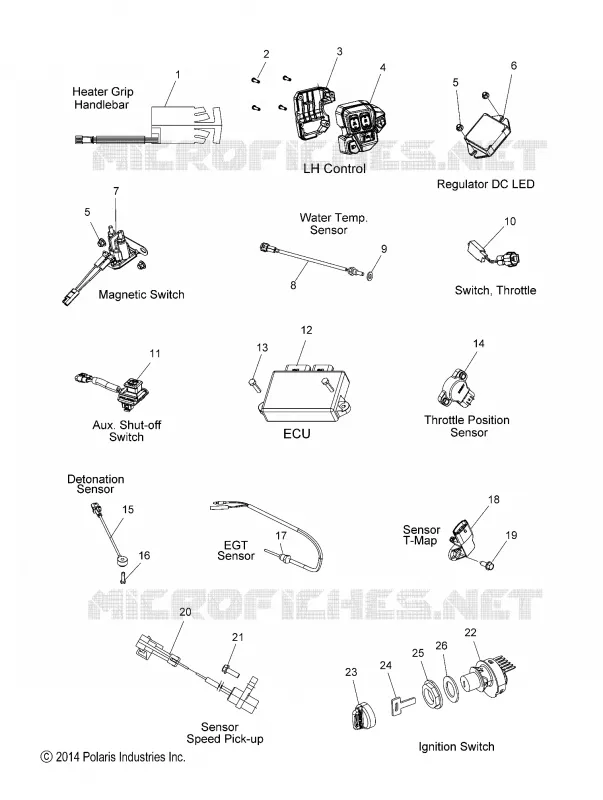 ELECTRICITE, SWITCHES, SENSORS AND COMPONENTS