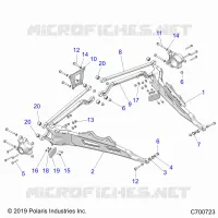 SUSPENSION ARRIERE CONTROL ARMS