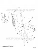 SUSPENSION, JAMBE DE FORCE AVANT