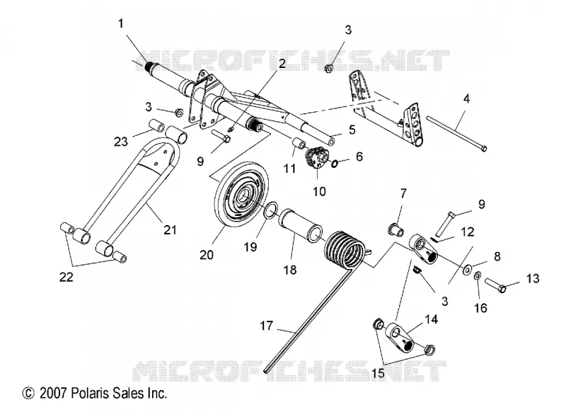 SUSPENSION, BRAS DE SUSPENSION ARRIERE