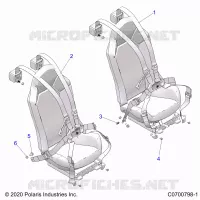 SIEGE BELT MOUNTING