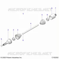 SYSTÃˆME DE TRANSMISSION, DRIVE SHAFT, MIDDLE