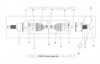 DRIVE TRAIN, DRIVE ARBRE DE TRANSMISSION ARRIERE