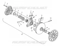 EMBRAYAGE DE TRANSMISSION 700 RMK 0970966, 700 SKS 0970566 AND EUROPEAN 700 SKS E970566 (4938573857C001)