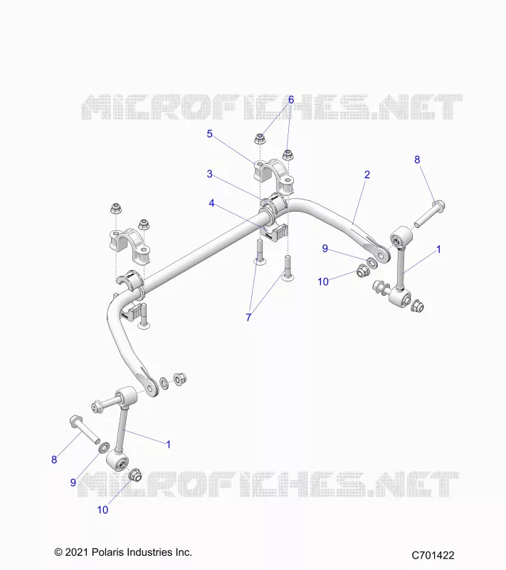 SUSPENSION, REAR BARRE STABILISATRICE