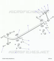 SUSPENSION, BARRE STABILISATRICE, REAR