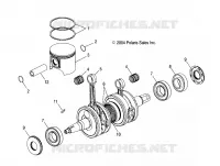 PISTON ET VILEBREQUIN (600)