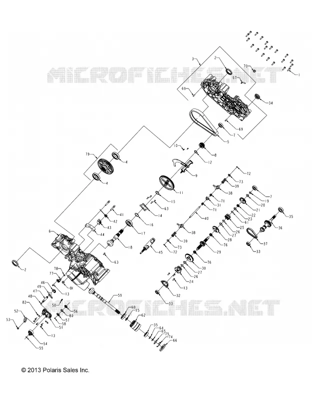 SYSTÈME DE TRANSMISSION, PONT PRINCIPAL