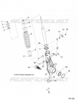 SUSPENSION, JAMBE DE FORCE AVANT