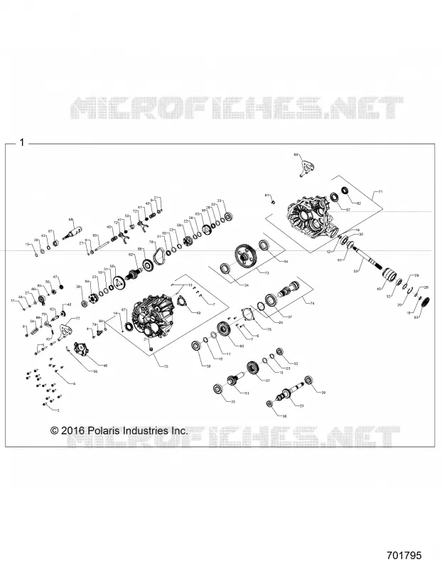 DRIVE TRAIN, PONT PRINCIPAL INTERNALS
