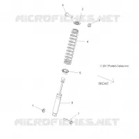 SUSPENSION AVANT SUPPORT AMORTISSEUR 