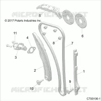 CHAINE DE DISTRIBUTION AND TENSIONER