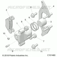 FREINS, SINGLE BORE CALIPER