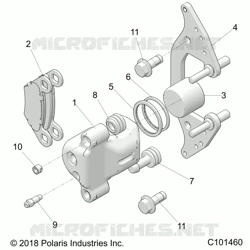 FREINS, SINGLE BORE CALIPER