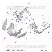 CARROSSERIE AVANT ASM./FENDERS
