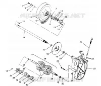 SYSTÈME DE TRANSMISSION ASSEMBLY  500 EFI 0952774, EFI SKS 0952574,   EFI SKS PT 095297 (4929052905B012)