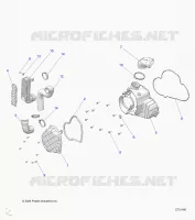 ENGINE, ALTERNATEUR COVER HVAC
