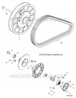 SYSTÈME DE TRANSMISSION, SECONDARY CLUTCH