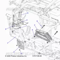 CHASSIS, MOTEUR AND REAR DRIVELINE MOUNTING