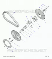 SYSTÃˆME DE TRANSMISSION, SECONDARY CLUTCH