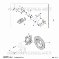 BRAKES, ETRIER DE FREIN AVANT