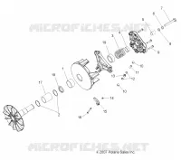 SYSTÈME DE TRANSMISSION, PRIMARY CLUTCH