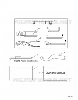 REFERENCES, TOOL KIT AND MANUEL DU PROPRIETAIRES