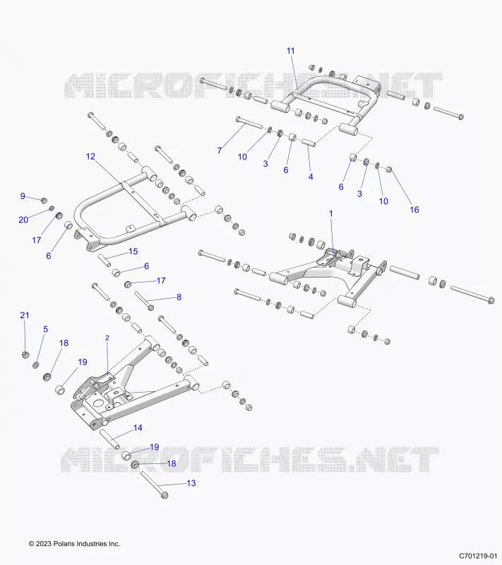 SUSPENSION ARRIERE CONTROL ARMS