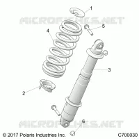 SUSPENSION ARRIERE SHOCK MOUNTING