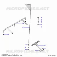 PARE CHOCS, REAR, FLAG, BEACON, AND PASS HANDLE