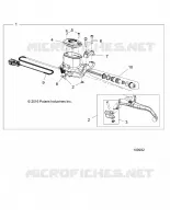 FREIN AVANT BRAKE LEVER AND MASTER CYLINDER