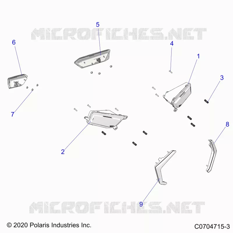 ELECTRICITE, HEADLIGHTS AND TAILLIGHTS