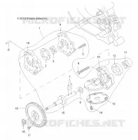 MOTEUR, OIL SYSTEM and POMPE A HUILE