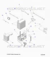 ELECTRICITE, BATTERY BOX ASM.