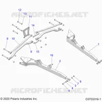 SUSPENSION ARRIERE CONTROL ARMS