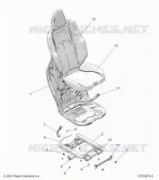 SIEGE ASM. REAR