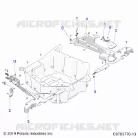 CARROSSERIE ARRIERE RACK, MOUNTING