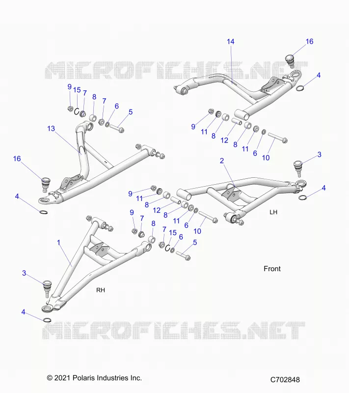 SUSPENSION AVANT CONTROL ARMS