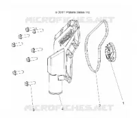 MOTEUR, WATERPUMP IMPELLER AND COVER