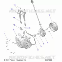 ELECTRICITE, IGNITION SYSTEM, W/STATOR COVER