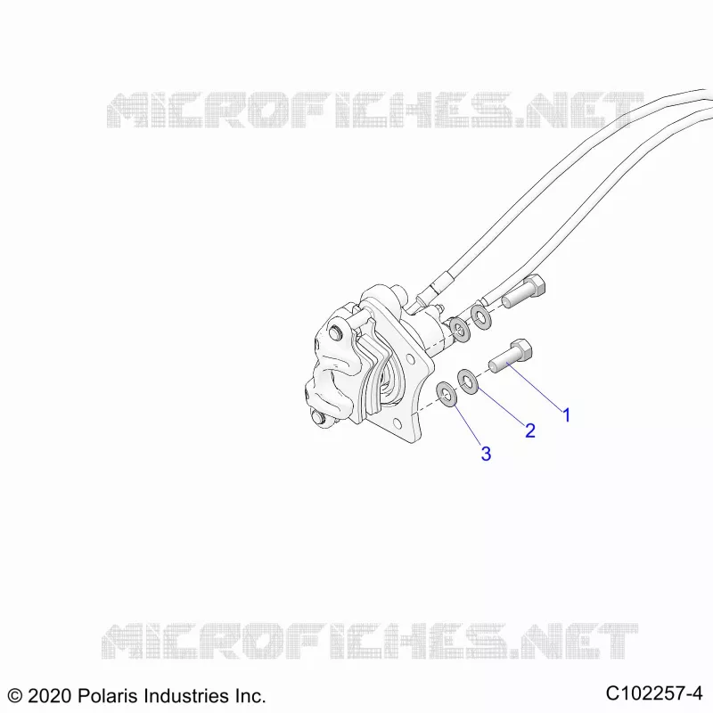 BRAKES, BRAKE ETRIER DE FREIN ARRIERE, MOUNTING