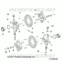 SUSPENSION AVANT HUB