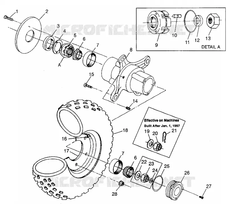 ROUE AVANT Magnum 4X4 W97AC42A, Swedish Magnum 4X4 S97AC42E and Norwegian (4940834083B003)